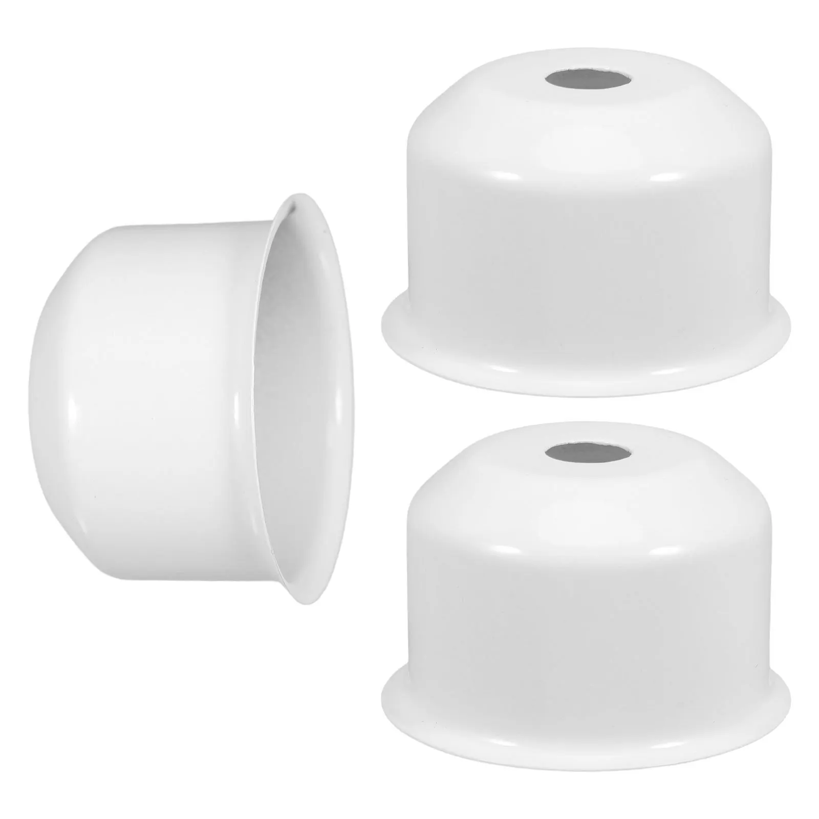 

3pcs Cup Base Unique Lamp Finial Part For Diy Table Lamp Holder Cover Modern Metal Light Decor Fixture Finial Ceiling Socket