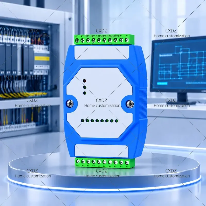 8 Channel RS485 Hub Serial Repeater 1 to 8 Port Splitter Industrial Lightning Protection Optocoupler Isolation Extender