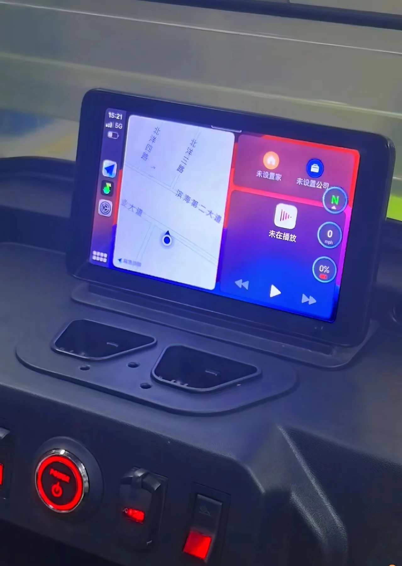 شاشة TFT مقاس 9 بوصة مع مرايا التطبيق وملاحة Google تعمل مع CAN أو ONE LINE لرفع UI المخصص