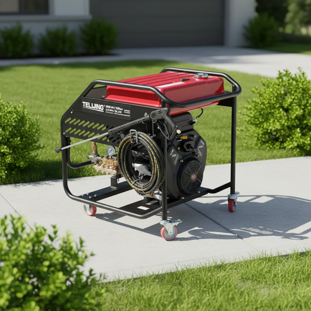TJ 999cc 36HP 8000psi High Pressure Washer High Pressure Washer Machine for Shipyard Surface Prep