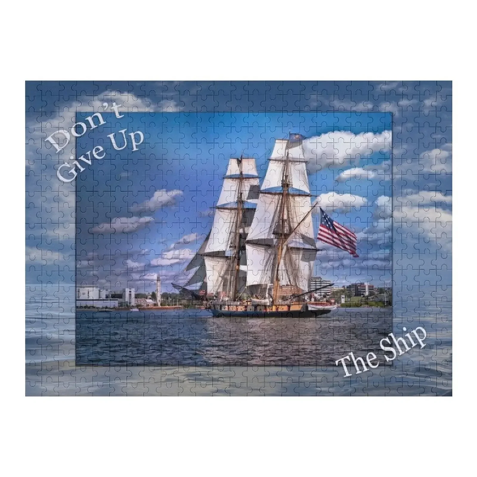 

Sailing Home - Erie, PA Jigsaw Puzzle Wooden Animal Customizable Child Gift Customized Picture Puzzle