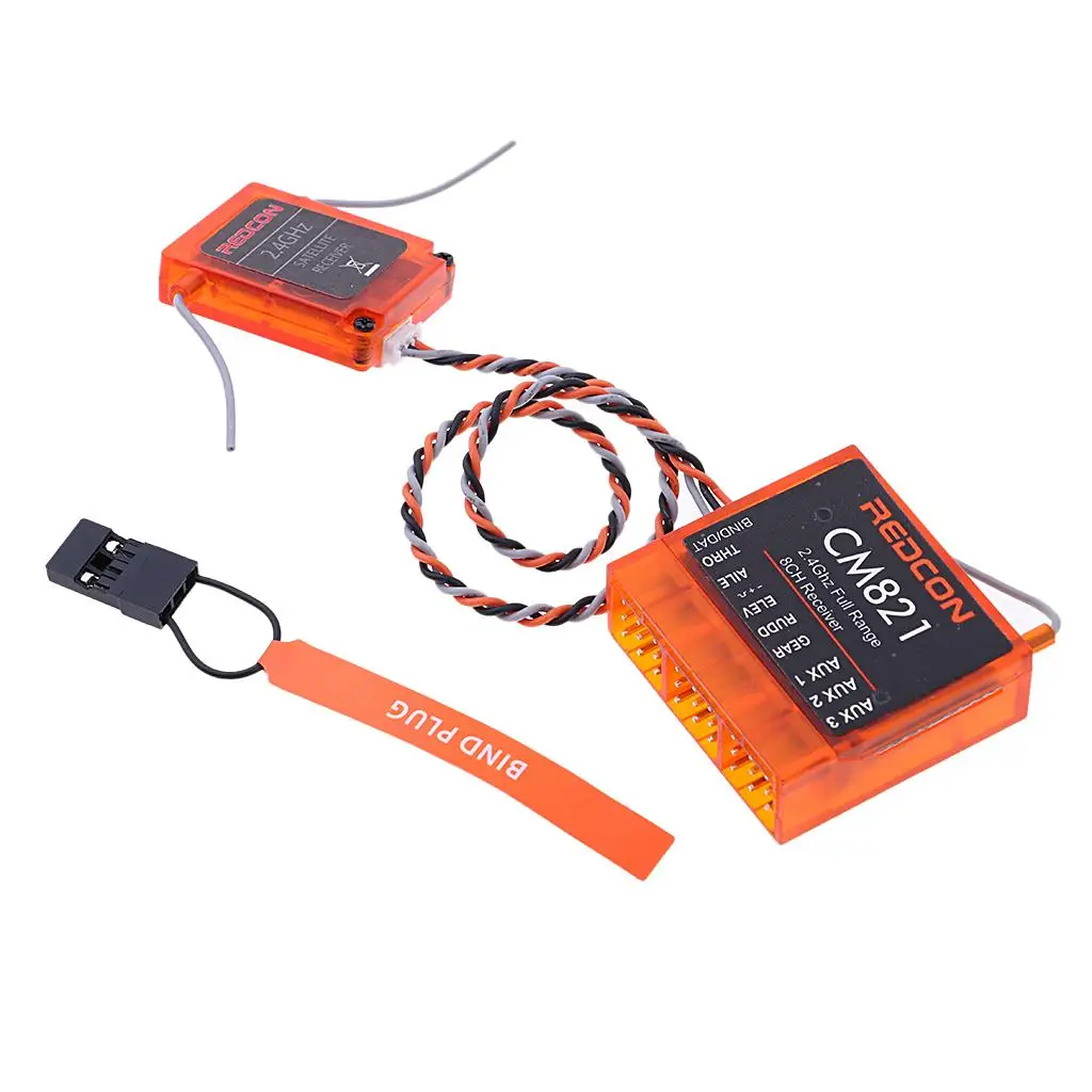 

RC Model Metal AR8000 8 Channel DSMX Receiver with Satellite Support for Electric Powered Airplanes