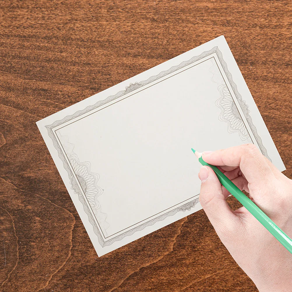 5 قطعة ورقة شهادة فارغة لجائزة دبلوم المدرسة الشرف الداخلي للطباعة التعرف على الكتابة شهادات هدية التقدير #1