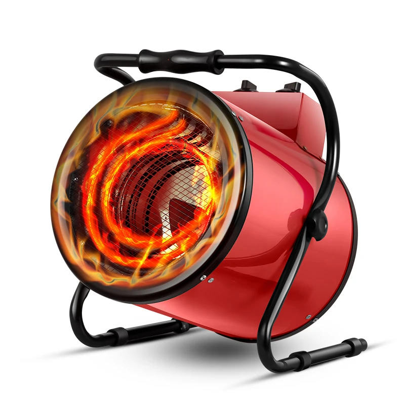 Asciugatrice per tè commerciale Ventilatore per riscaldatore 5/9KW Ventilatore per riscaldatore elettrico per alimenti trifase ad alta potenza