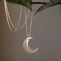 Fritillary Moon Invisible Fishing Line Gentle Boudoir Necklace Collarbone Chain Choker Jewelry