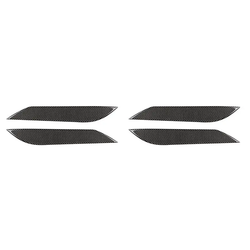 

A04E-Black Carbon Fiber Headlight Eyelids Covers For 2003-2008 Nissan 350Z Fairlady Z Z33 (Pack Of 4)