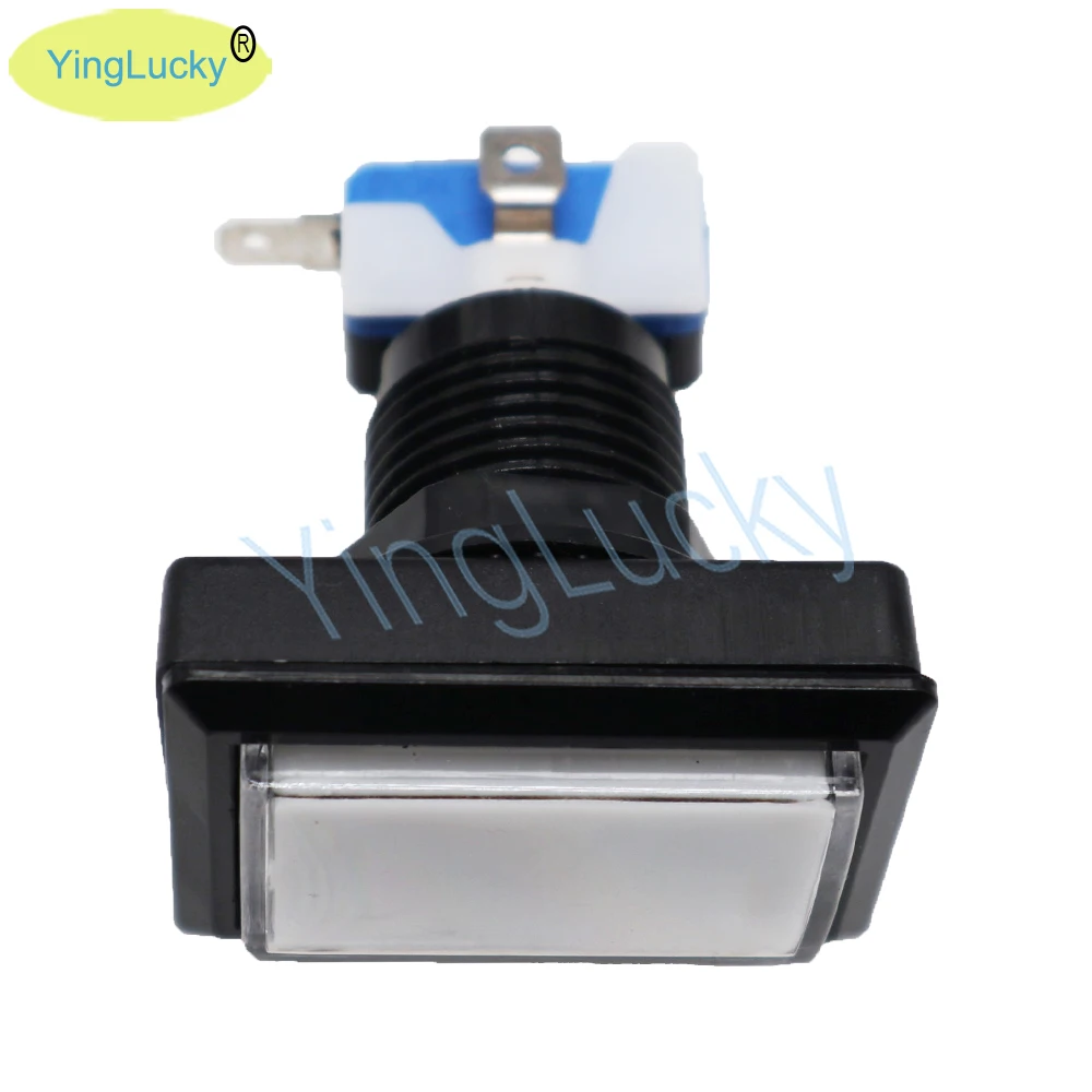 Product details of Rectangular LED Arcade Push Button 50*33mm illuminated Slot Game button 5 color Red Blue White Green Yellow
