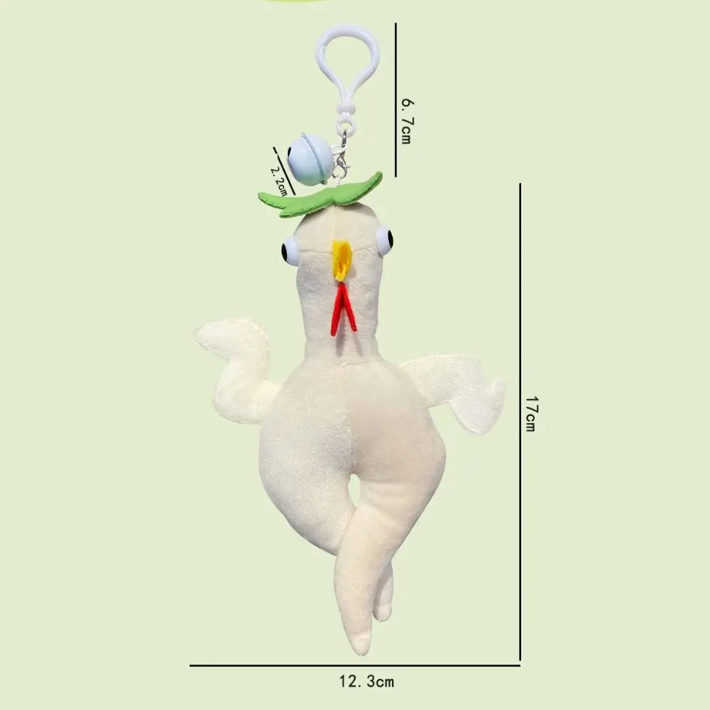 Gefüllter Ginseng-Schwanz aus Plüsch, weicher Cartoon-Ginseng-Schwanz, Plüsch-Anhänger, Tier, lustiger Ginseng-Schwanz, Plüsch-Schlüsselanhänger