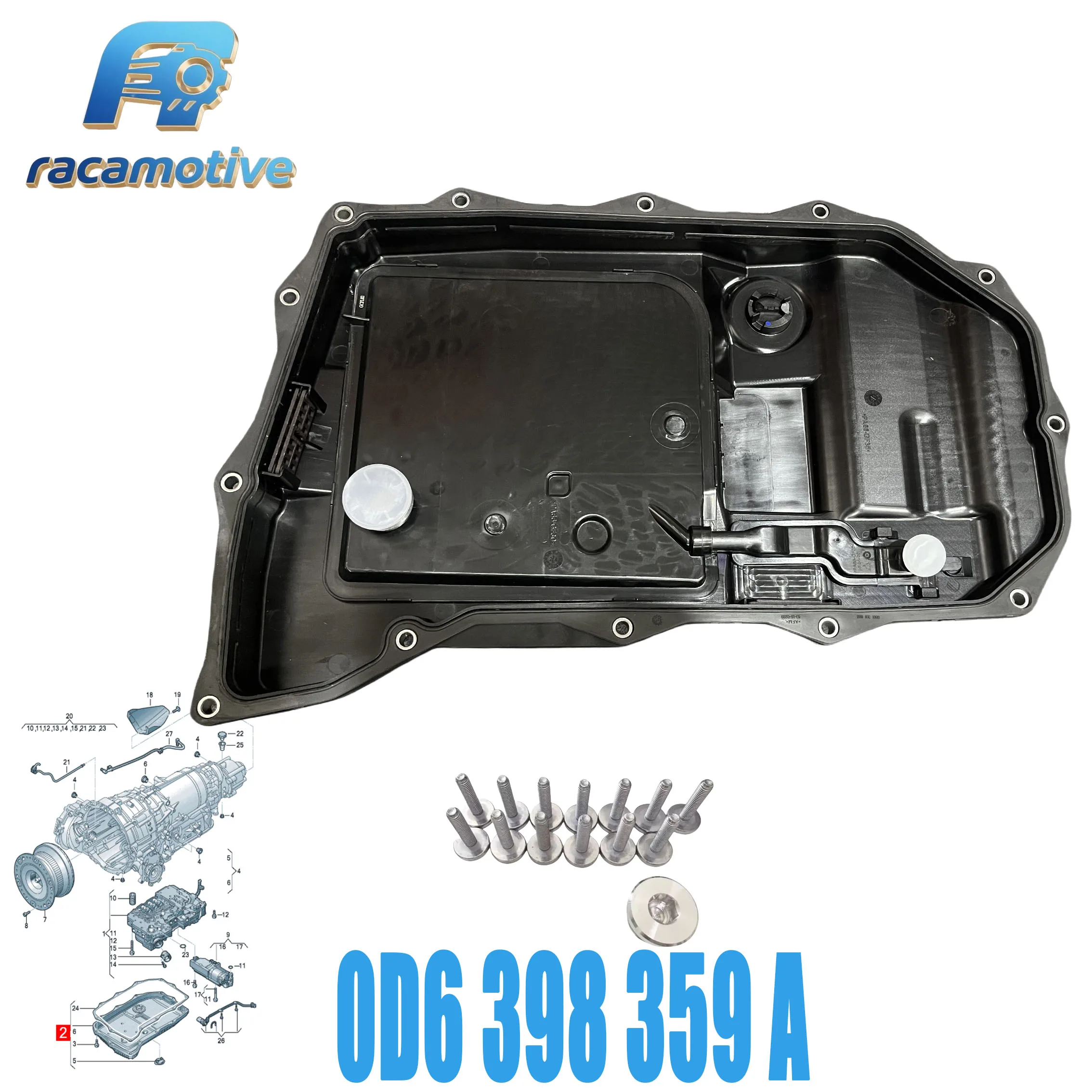 0D6398359A PAB398004 PAB39804703 for Audi A8L RS6 RS7 S8L A7 A8 Q8 Porsche Cayenne 9YA 9YB Transmission Oil Filter Oil Pan.