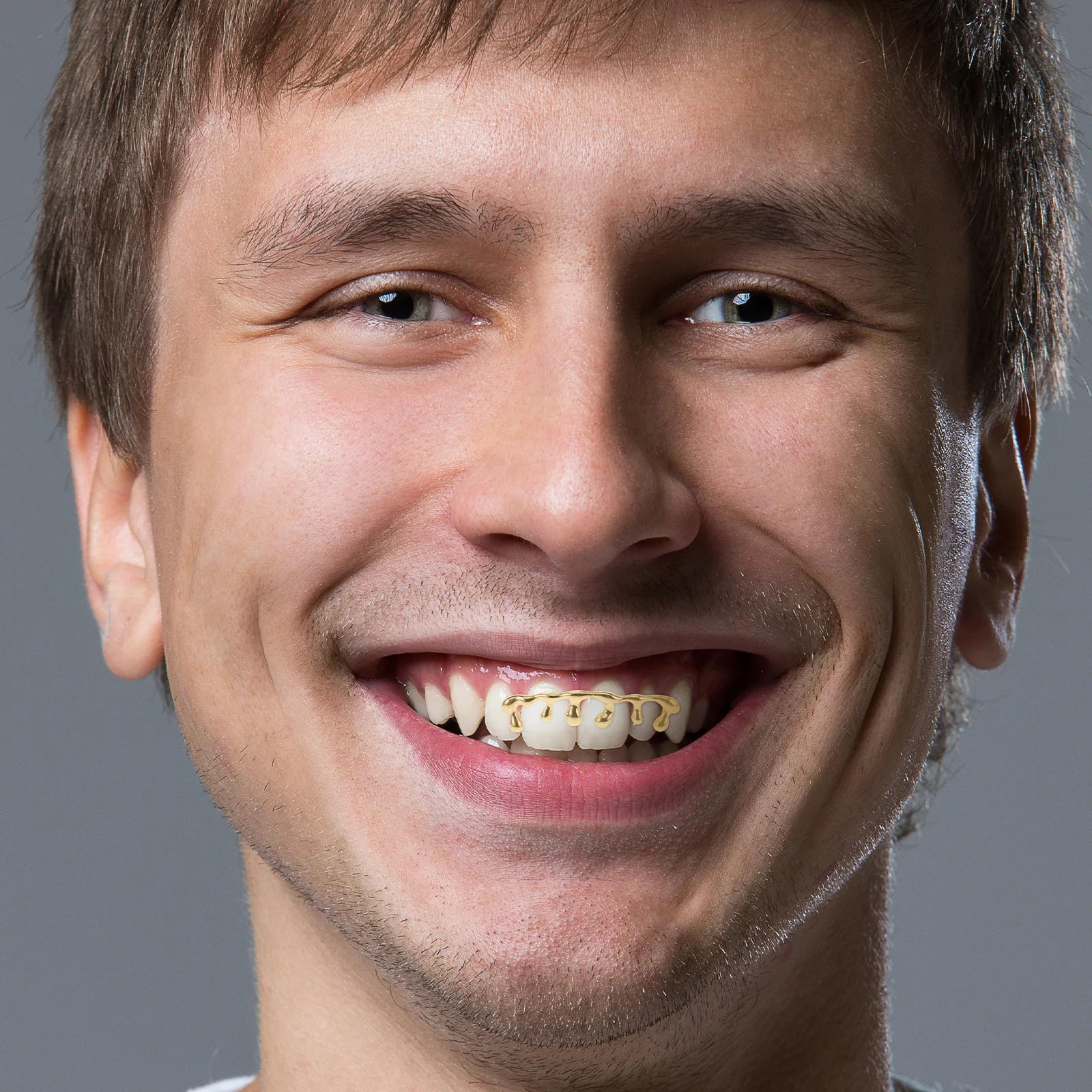 골드 드롭 힙 팡스 힙합 이빨 캡 드립 코퍼 드립 이빨 캡 입 액세서리 코스튬 파티 필수품