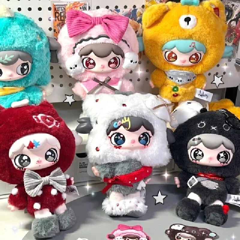

Lulumi Dangerous Sweet Star Project Vinyl Face Plush Blind Box Backpack Pendant Decor Ornament Trendy Toys Kawaii Surprise Gifts