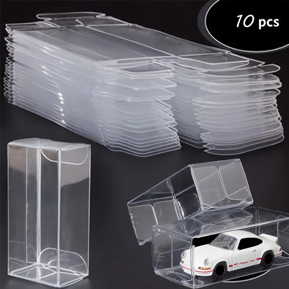 Caja de exhibición de modelo de coche, caja de protección de coche, caja a prueba de polvo, caja de exhibición transparente de PVC, caja de protección de exhibición, caja de exhibición