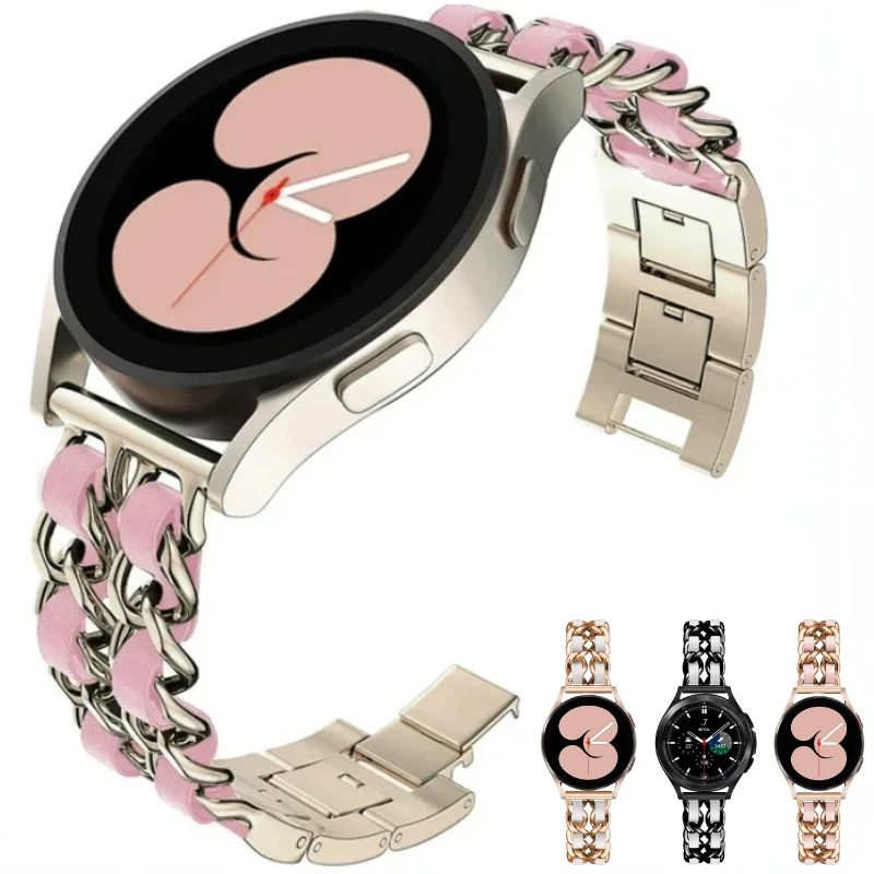 

Ремешок металлический для Samsung Watch 6 5 4 Amazfit GT/GTS, браслет для Huawei Watch 4/GT4-3-2 Xiaomi Watch S3, 20 мм 22 мм
