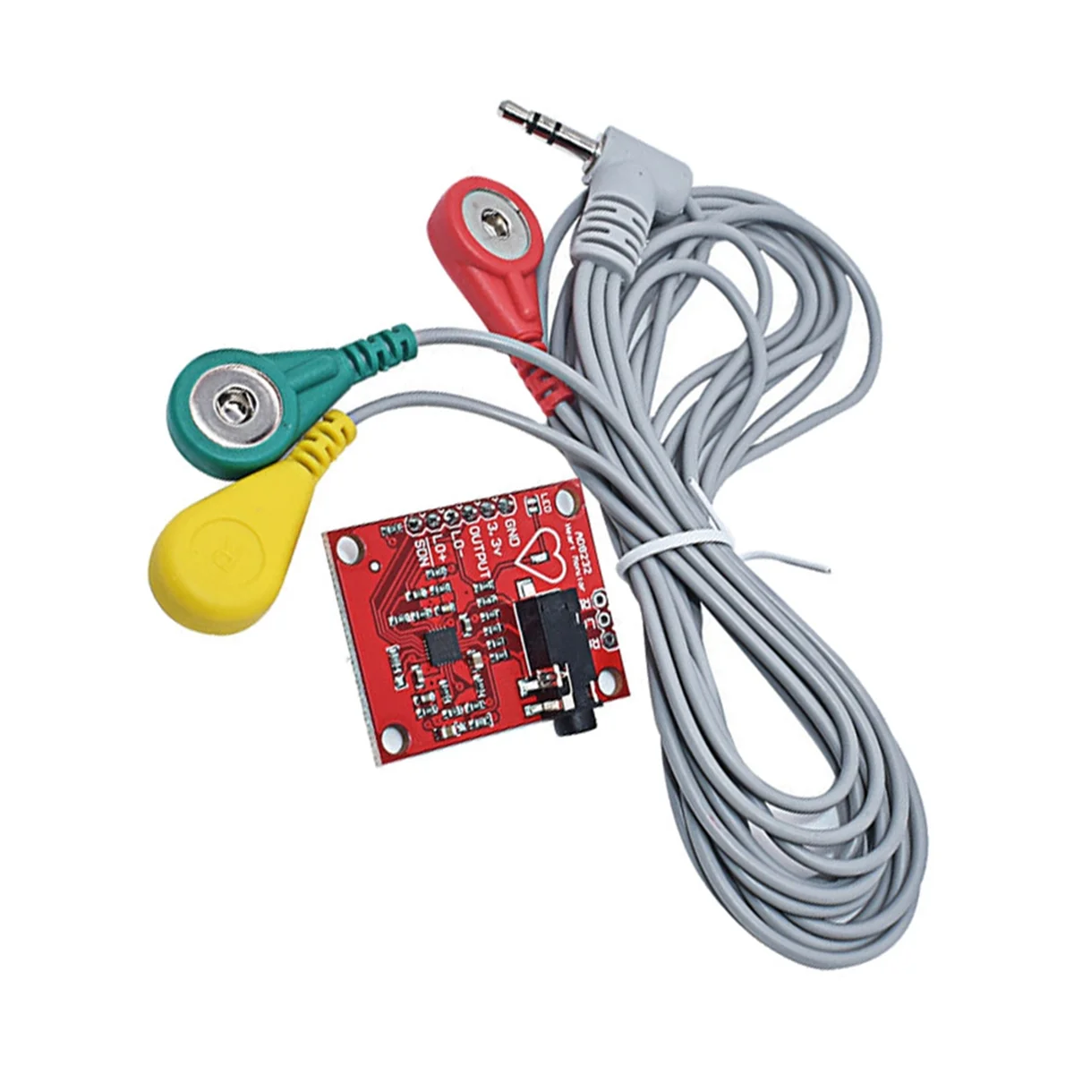AT87-AD8232 ECG Medição Pulso Monitor de Freqüência Cardíaca Módulo Sensor Pulso Coração ECG Kit para Arduino