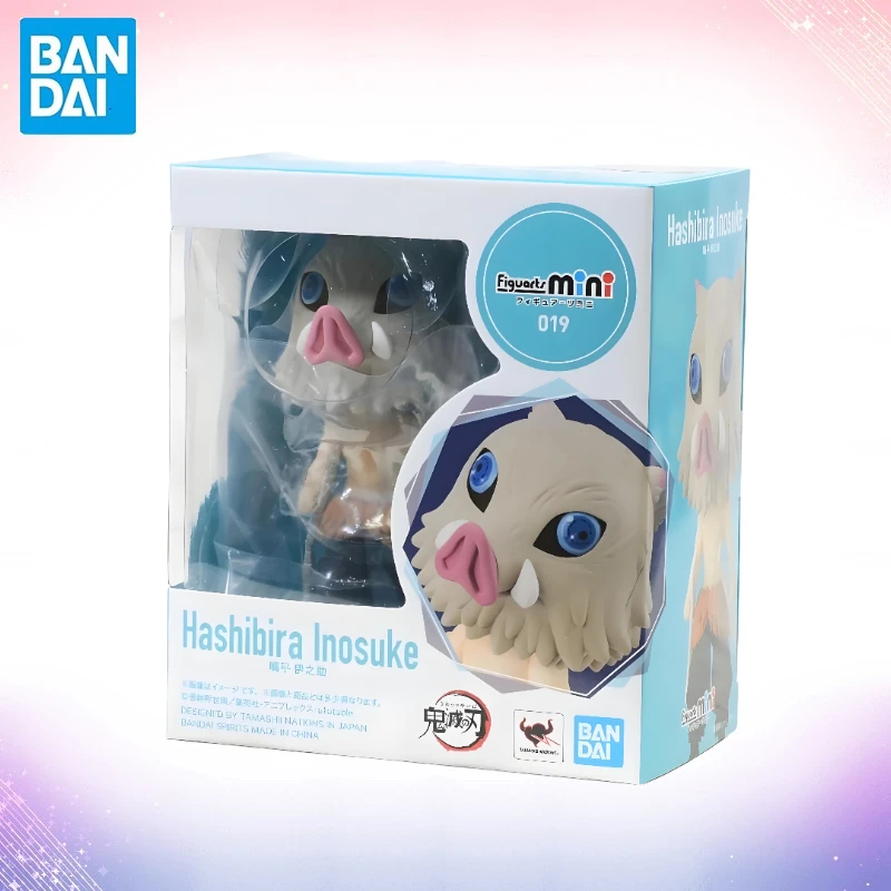 

В наличии Bandai Mini Genuine Demon Slayer Hashibira Inosuke Фигурки Модель Figuarts Series Кукла Коллекция Подарок Оригинал