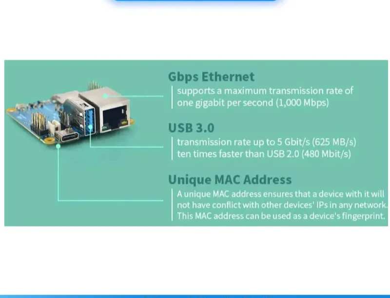 NanoPi NEO3 features a Rockchip RK3328 with Gigabit Ethernet, 1GB/2GB RAM options, and OpenWrt LEDE compatibility for network ap