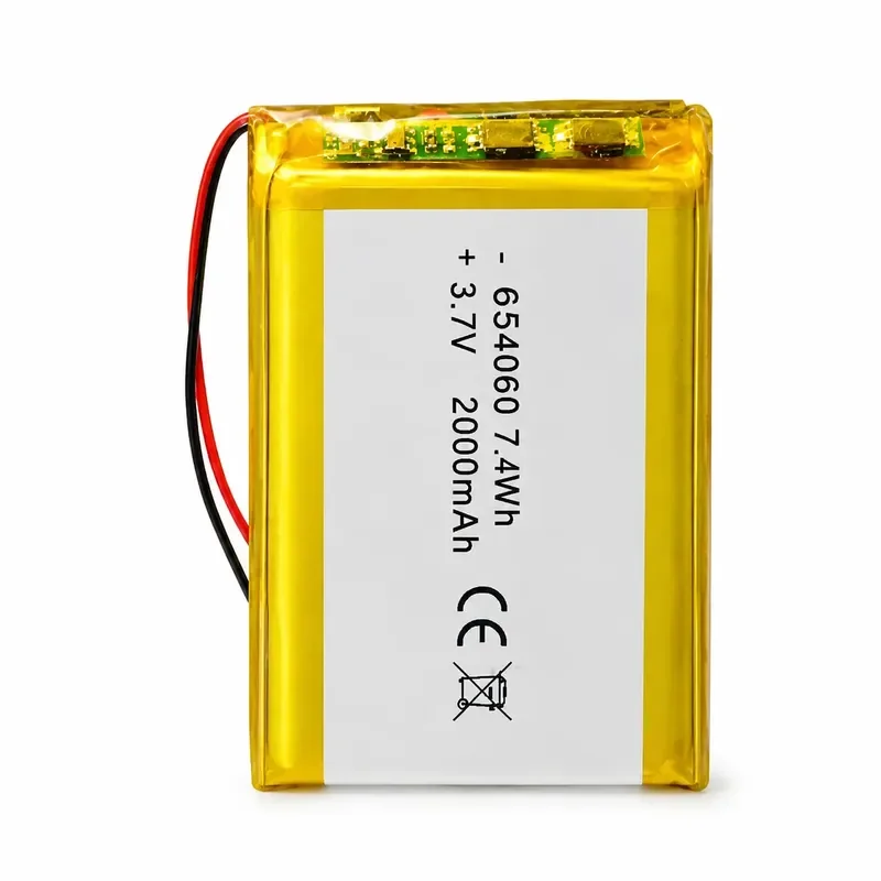 for 654060 Lithium Battery 3.7V 2000mAh High Capacity Polymer Battery for Smart End Point Portable Devices