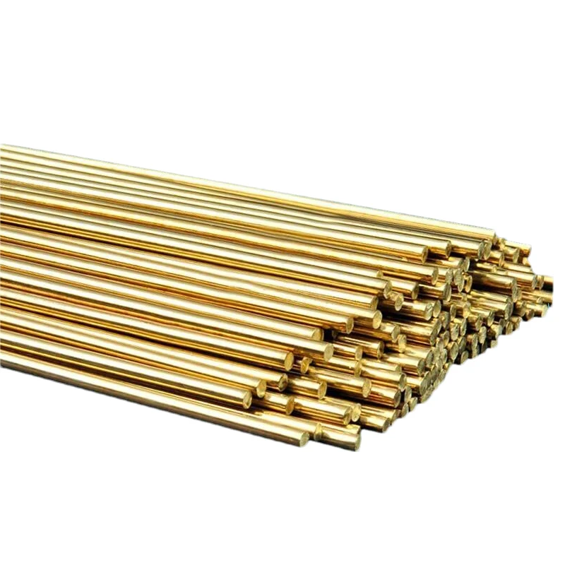 Bare Brass Brazing Wire Welding Rods Low Temperature High Electric Conductivity Welding Electrodes Tig For Refrigeration 0.8 1