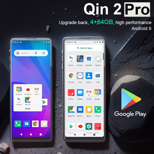 Qin 2 Pro Google Global Version Android 9 System Touchscreen-Taste Smartphone 4 GB 64 GB
