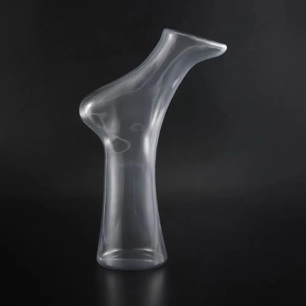 Clear Magnetic Foot Mannequin For Sock Presentation High Quality Pvc Display Stand Photography Props For Retailers