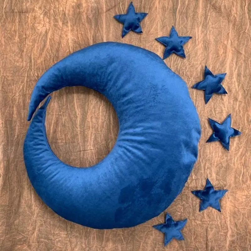 Baby Posing Moon Pillow Stars Set Newborn Photography Props Accessory P31B