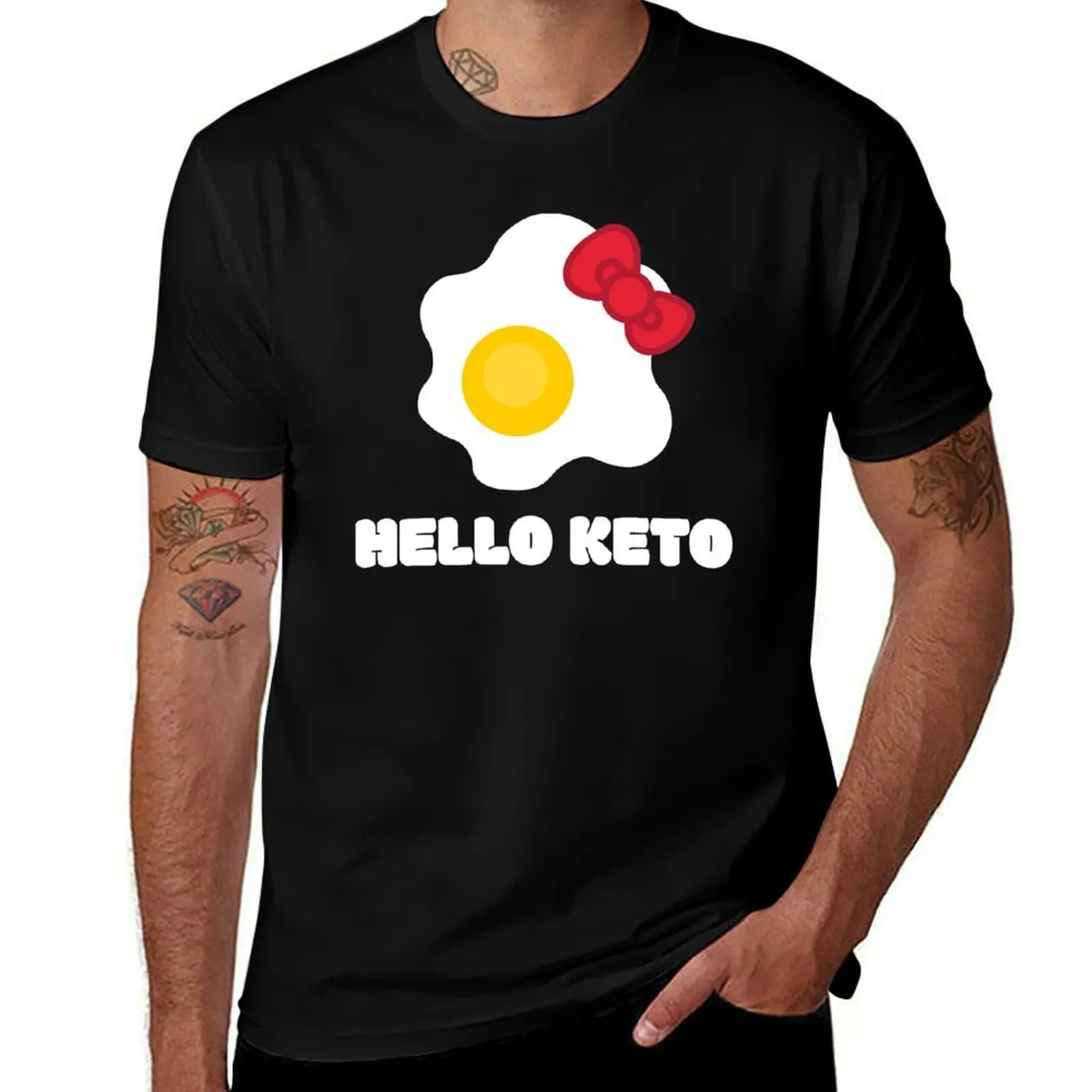

Hello Keto - Funny Keto Shirts And Gifts T-Shirt Casual Minimalist Short Sleeve Top