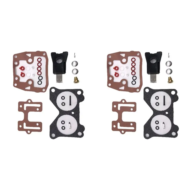 

【PARTY DAY】2X Ремкомплект карбюратора для Johnson Evinrude 85 88 90 100-115-140 150 175-235HP 439076