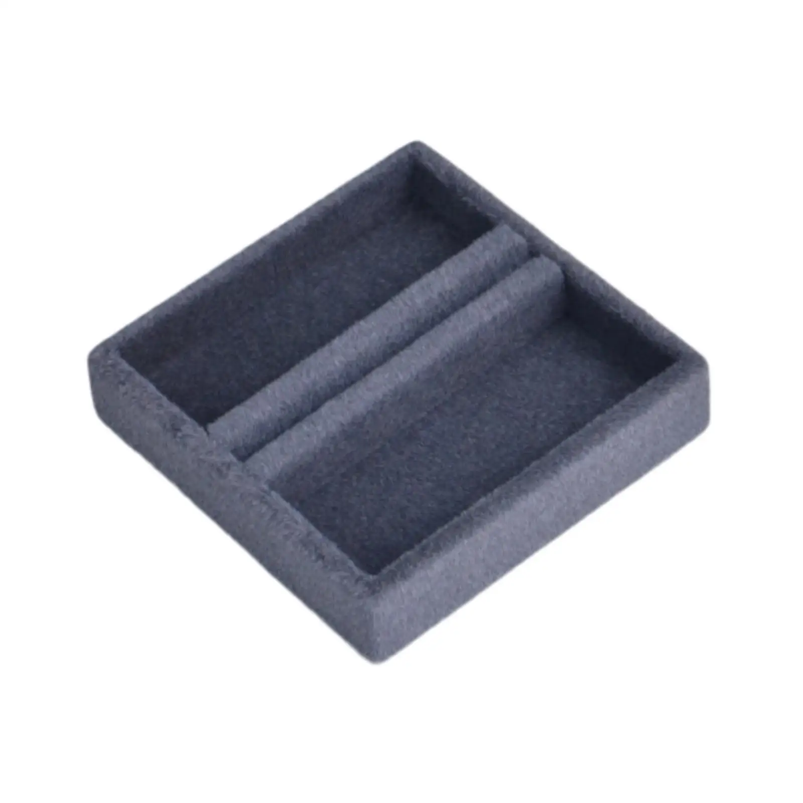 

Органайзер-лоток для хранения украшений из бархата, штабелируемый, для ожерелий, серег, подарков, для дома