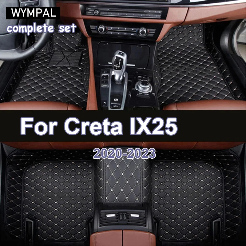 Tapetes de carro para Hyundai Creta IX25, Styling Decoração, Proteger Auto Acessórios, Tapetes Interiores, 2019, 2018, 2017, 2016, 2015