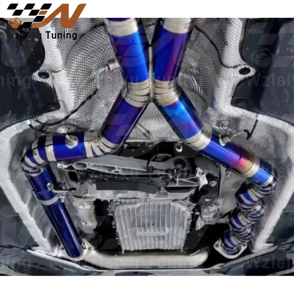 Superior Quality Titanium Single Midpipe Exhaust Pipe for BMW G80 G82 M3 M4 Factory Wholesale