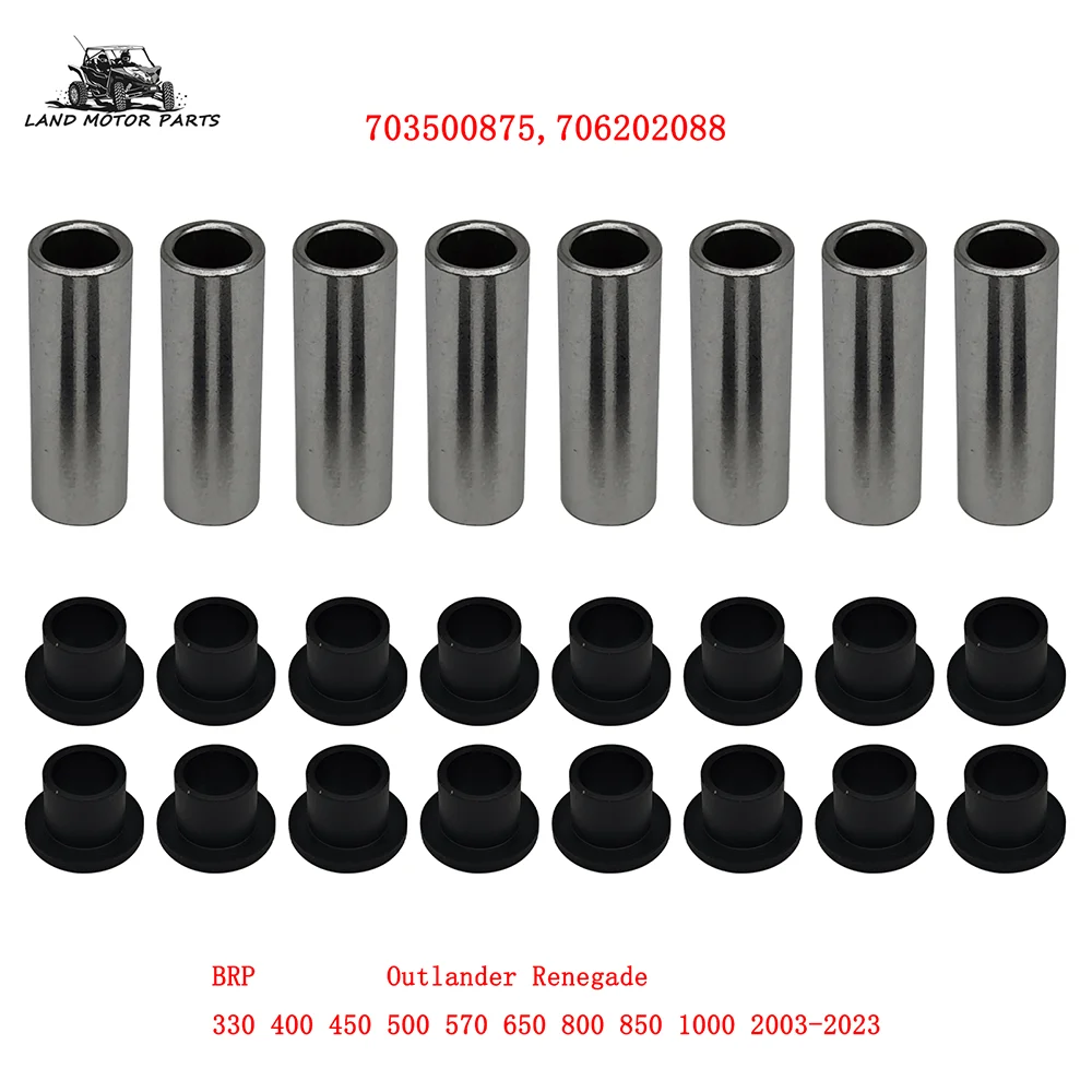 Suspension Arm Bushing Kit (24 Pieces) 703500875,706202088 For BRP Outlander Renegade 330 400 450 500 570 650 800 850 1000