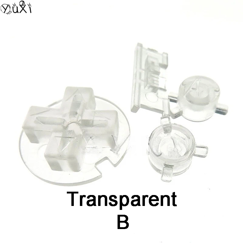 YuXi 1 Набор для GBC Gameboy, цветная Высококачественная Кнопка A B D-pad, кнопка управления направлением, запасные части, кнопка «сделай сам», Кнопка корпуса