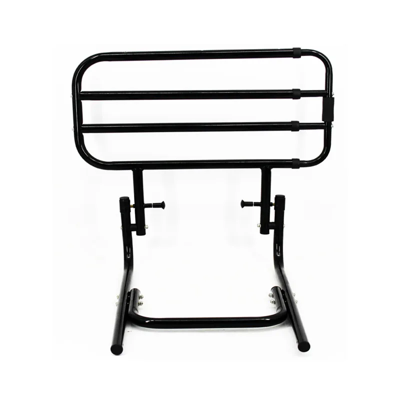 سرير أمان للتمريض، سرير رفيع، دعم سرير كبير، قضيب إمساك قابل للطي لكبار السن