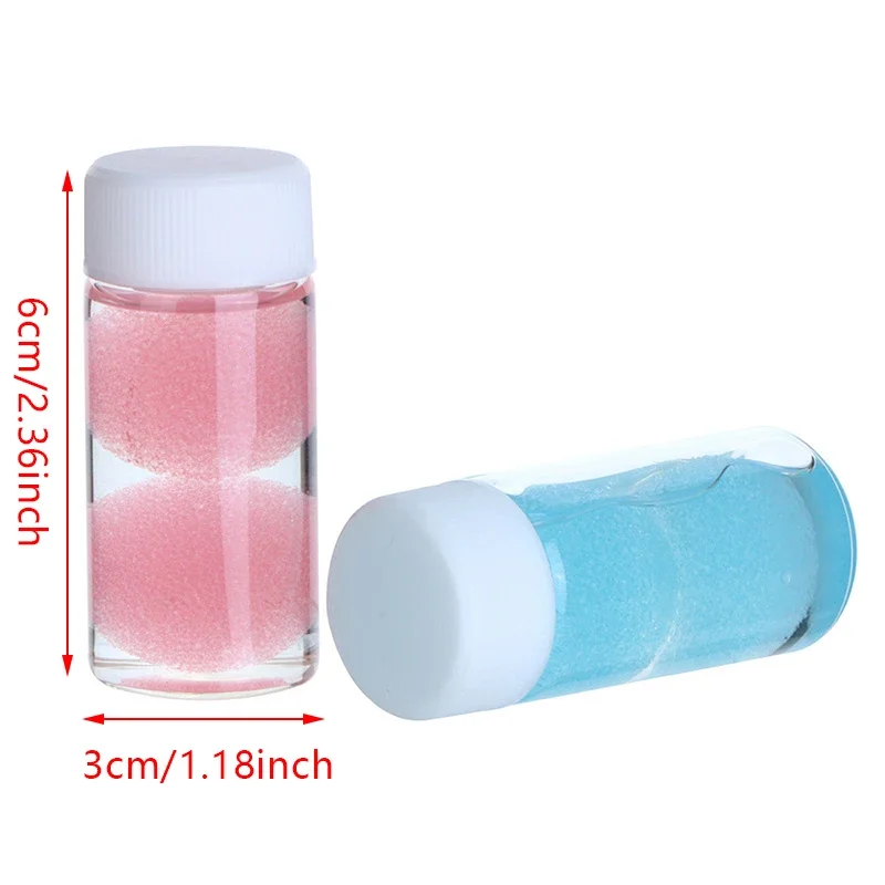 25 ml Wimpern Pinzette Reiniger Wimpern Verlängerung Pinzette Reinigung Werkzeuge Mit Kleber Entferner Flüssigkeit Und Schwamm Ball Reinigung Kleber