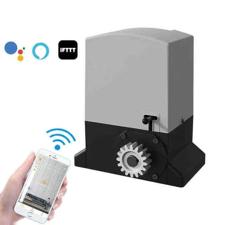 220V Automatic Sliding Gate Opener Key Type AC Door Operator With Anti-Theft Feature Slide Gate Open Motor