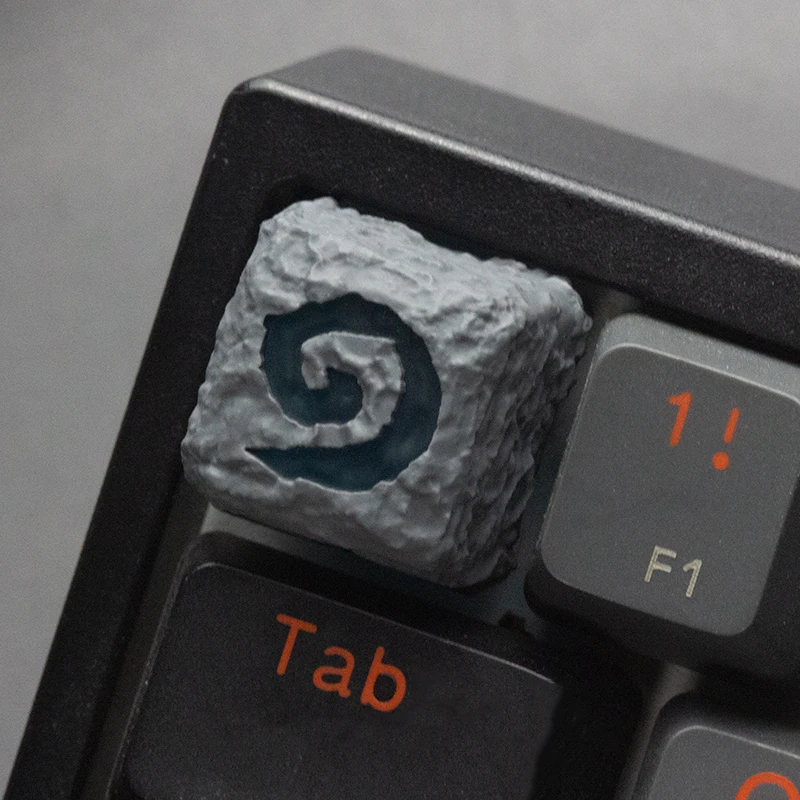 Hearthstone Legend Stone Personalized Keycap Novel Three-dimensional Resin Keycaps for Mechanical Keyboard