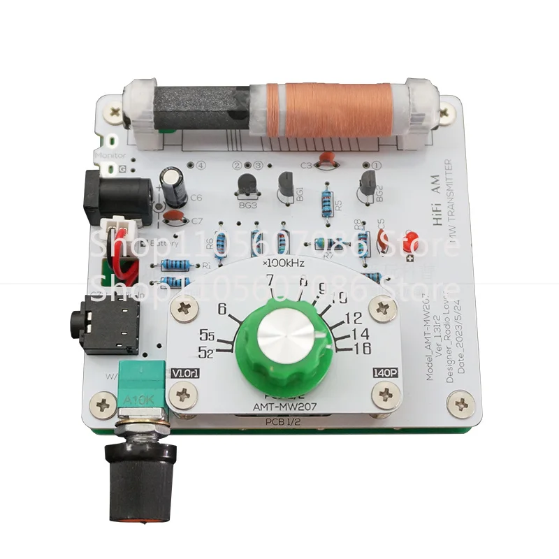 AM Medium Wave Amplitude Modulation Radio Transmitter DIY Circuit Board Specially Tested Mineral Radio Motherboard