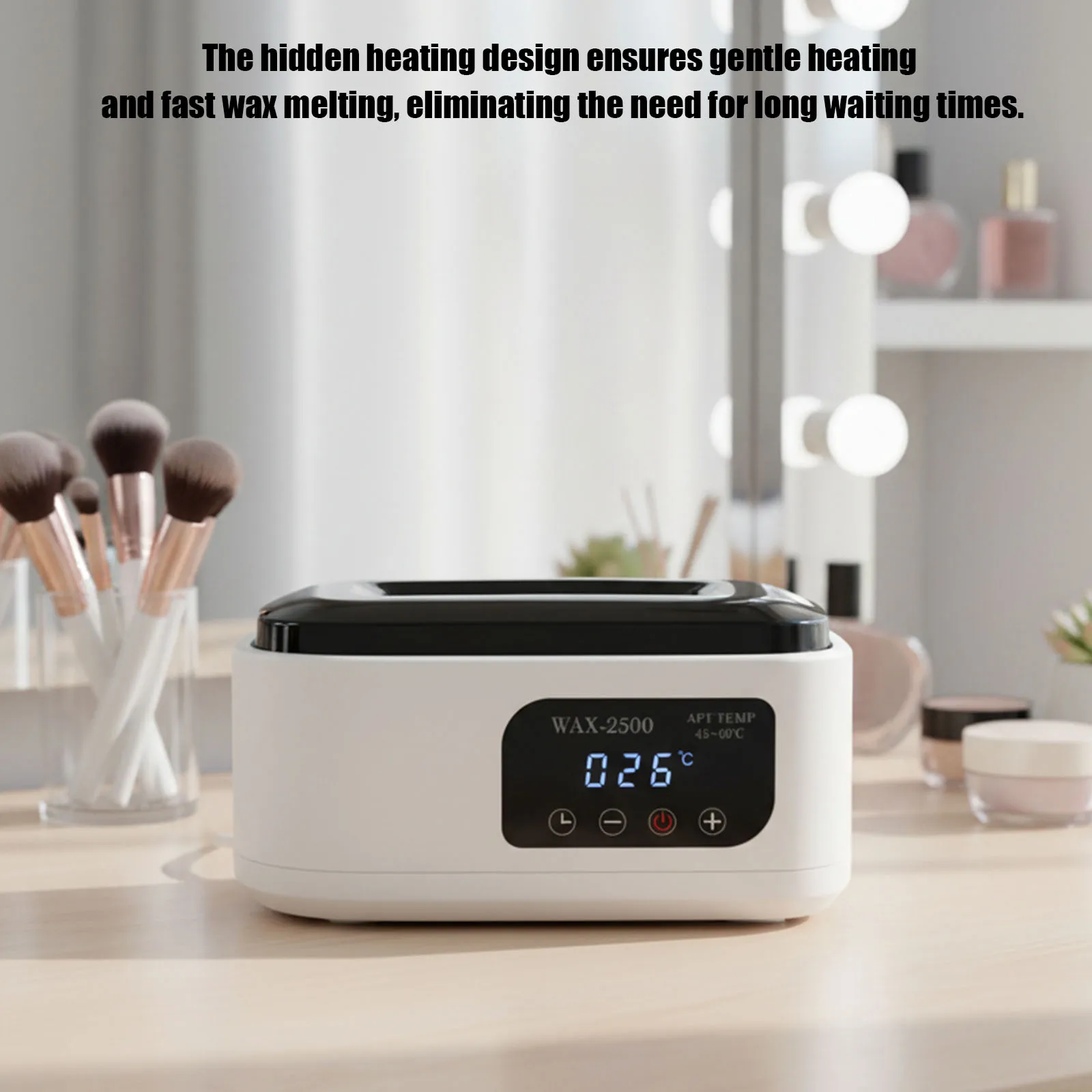 Paraffin Wax Bath Moisturizing Kit for Hand and Feet with Auto-Timer & Precision Temperature Control Wax Bean Heating Pot