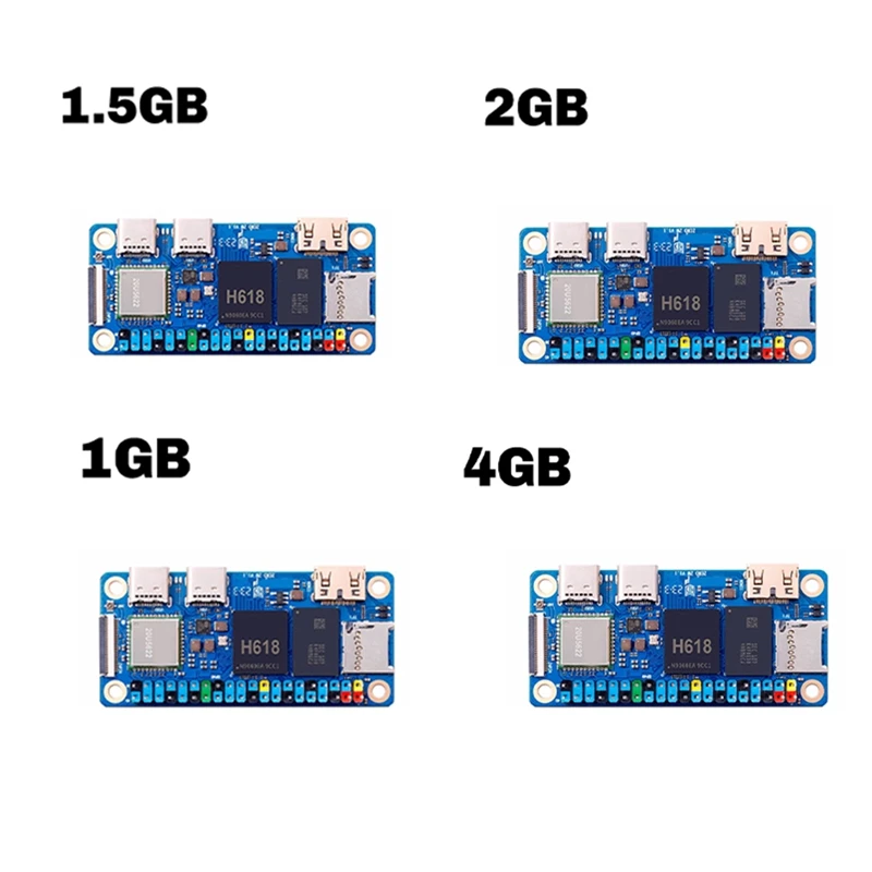 For Orange Pi Zero 2W RAM H618 Quad-Core Cortex-A53 For Mini PC Wifi5 + BT5.0 BLE Optional Case 1GB RAM