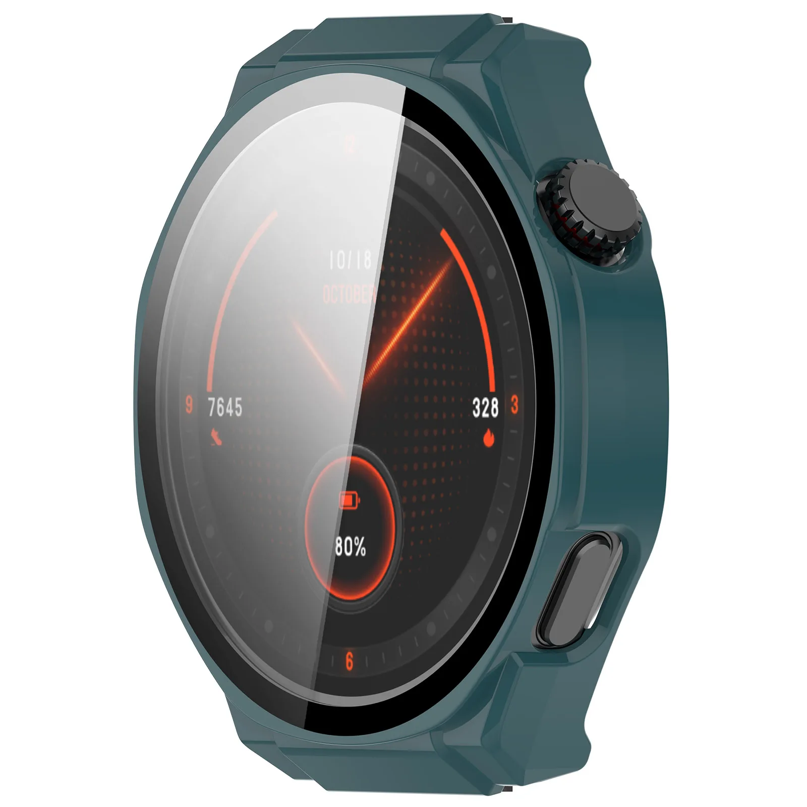 Hard PC Glass Watch Case for Honor Watch 5 Ultra Smartwatch Bumper Shell and Film Screen Protector Watch Cover