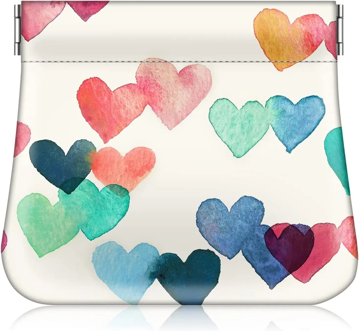 Кошелек для монет Fintie Squeeze, женский мешочек для монет Fintie из искусственной кожи (служающие сердечки) Кошелек для монет Fintie Squeeze, женский мешочек для монет Fintie из искусственной кожи (служающие сердечки)