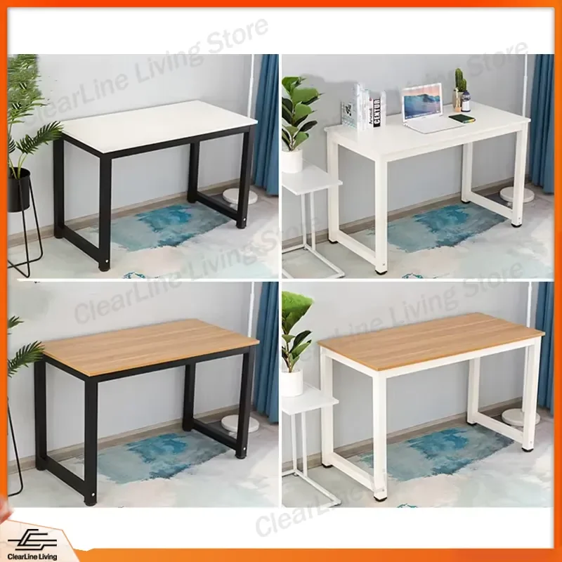 Custom Made Modern Steel Computer Desk for Study and Office Durable Eco Friendly Design