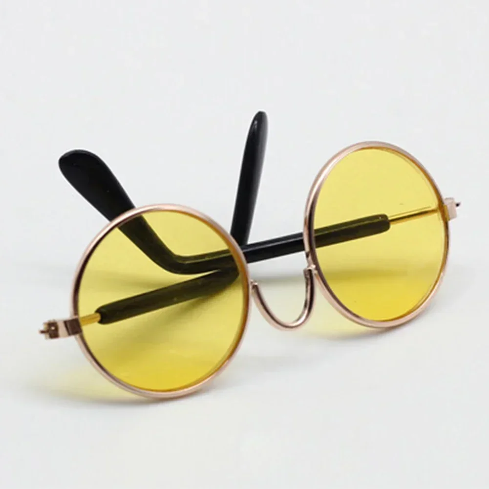 17 cm Labubu Coole Streetwear-Sonnenbrille mit Farbverlauf – modisches Puppenbrillen-Outfit und BJD-Zubehör