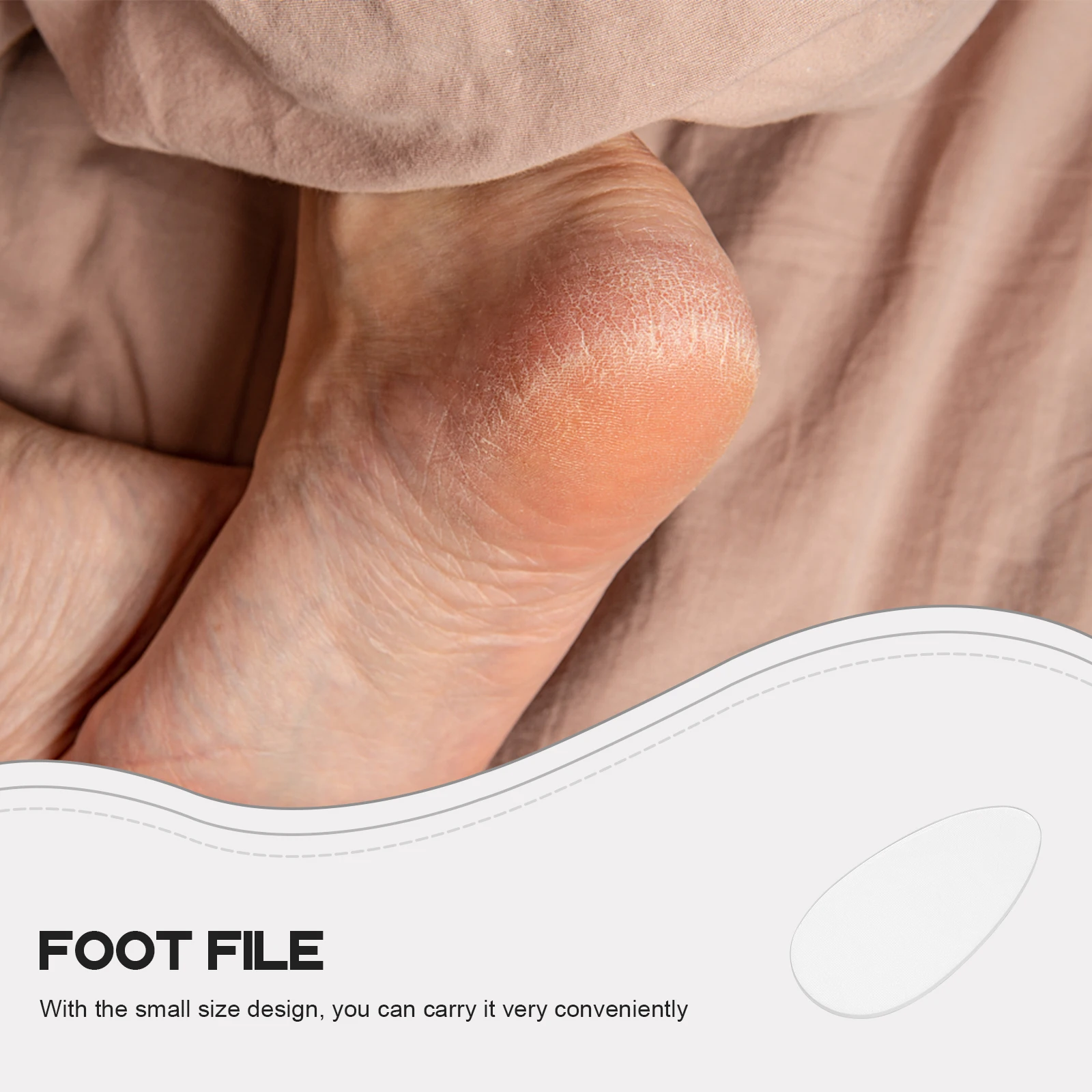 

Dead Skin Remover Glass Foot File Fine Grit Surface for Gentle Yet Effective Pedicure Foot Rasping Tool Compact Storage Friendly