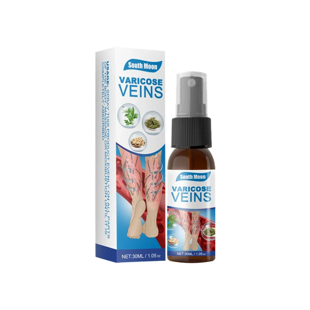 30ml Varicose Vein Spray Vasculitis Phlebitis Spider Legs Smoothing Blood Vessel Bulging Treatment Redness Leg Body Care