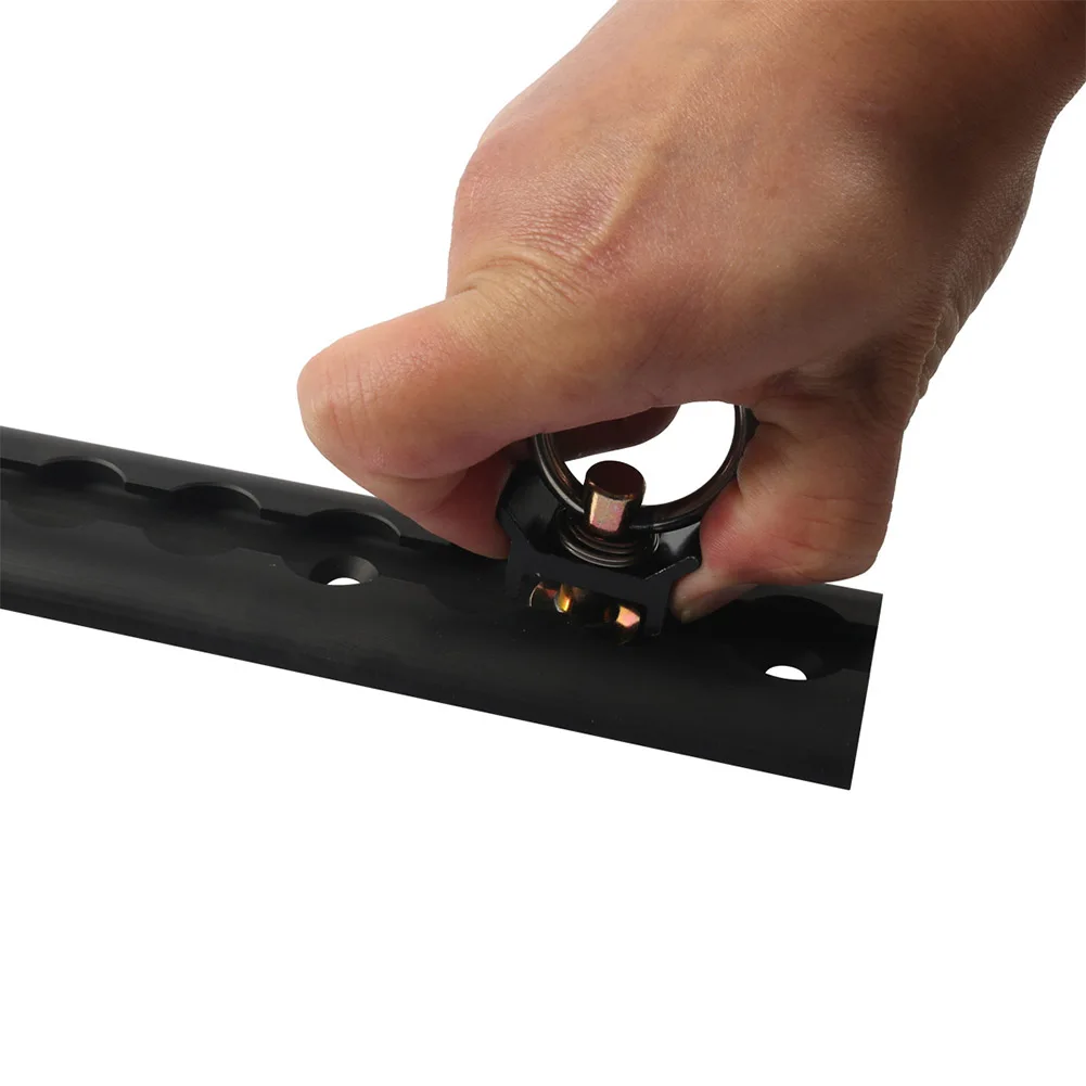 

Грузовое управление 12-дюймовая алюминиевая L-образная направляющая с 4 регулируемыми шпильками из нержавеющей стали для грузовой кровати