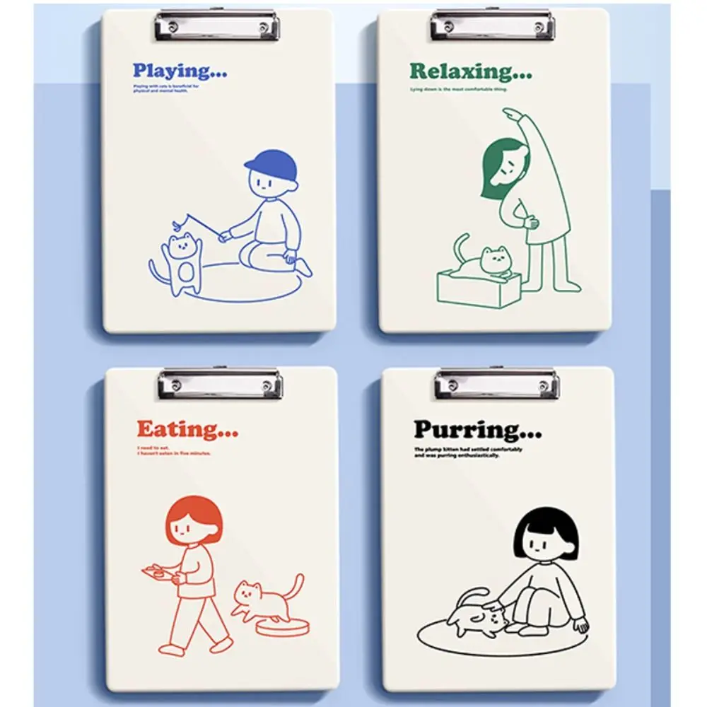 Cartella di file A4 floreale creativa INS Cartella di cancelleria per appunti multifunzione in metallo