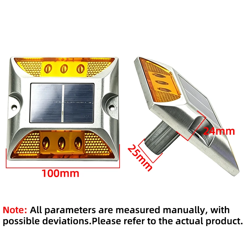 Highway Solar Road Reflect Stud LED Underground Recessed Light Courtyard Floor Lamp Truck Rear Warning Tail Light