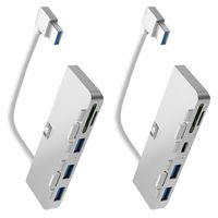 Aluminum Alloy USB 3.0 HUB Multiport Adapter Splitter Expansion Dock TF Card Reader For iMac 21.5 27 PRO Slim Unibody Computer