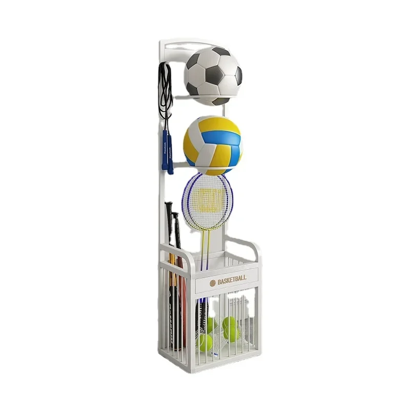 

Multi-functional Large-capacity Basketball Storage Holder Waterproof Ball Storage Basket Against Equipment Shelf